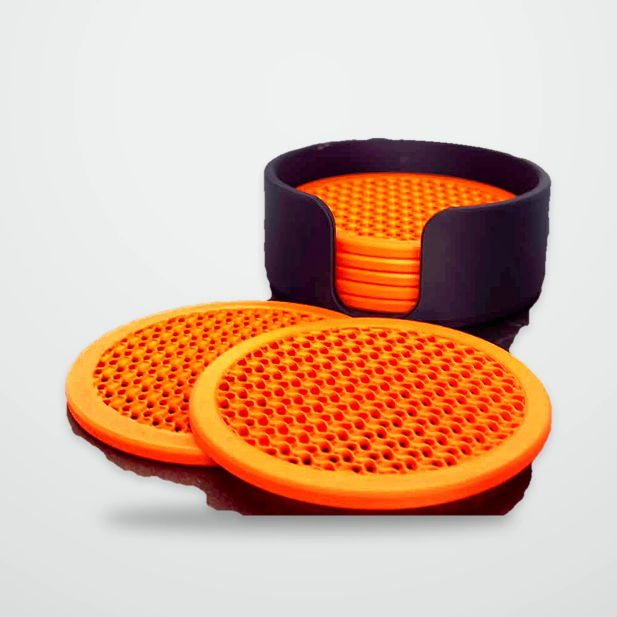 Posavasos panal con soporte
